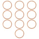 OTOTEC 10er Pack Kupferdichtungen 33x39x2 mm Kompatibel mit 1-1/4 unc Gewinde für Kernbohrsysteme