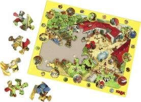 Preisvergleich Produktbild 3909 - HABA - Entdecker-Puzzle Bauernhof-Tiere, 24 Teile