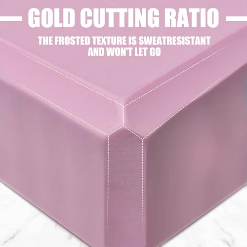2 Pcs Yoga Blocks, 9\"x6\"x3\" Foam Blocks Yoga Props for Pilates Stretching and Meditation Exercise Blocks Lightweight Yoga Essentials (Pink, normal)