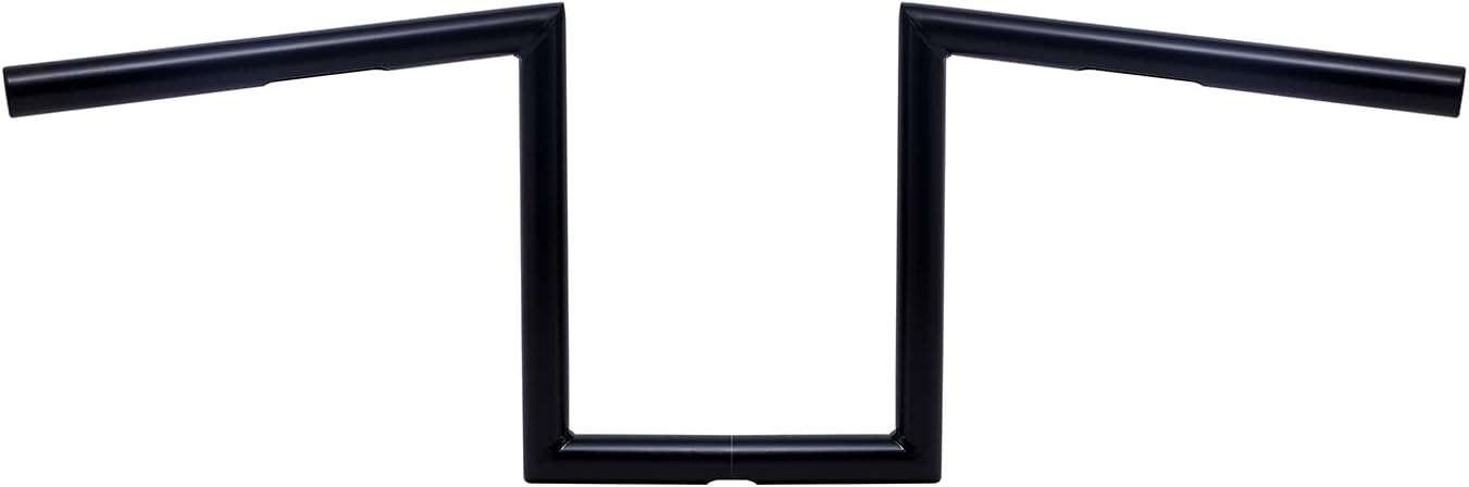 8'' Rise 1'' HandleBar Z Bar Fit Harley Street Bob Sportster Dyna Softail Black