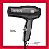 Revlon Compact Hair Dryer | 1875W Lightweight Design, Perfect for Travel, (Black) (Pack of 2)