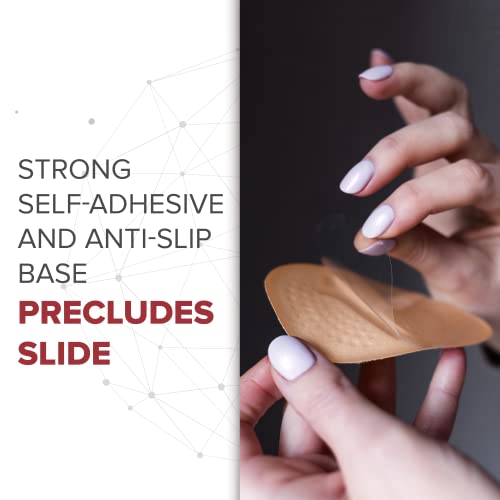 Metatarsal Pads For Women - Soft Ball Of Foot Cushions - 2 Pairs One Size Anti-Slip Foot Pads Pain Relief Forefoot Comfort Metatarsalgia Heel Cushion Inserts For Women Shoes (Beige) #TOP2
