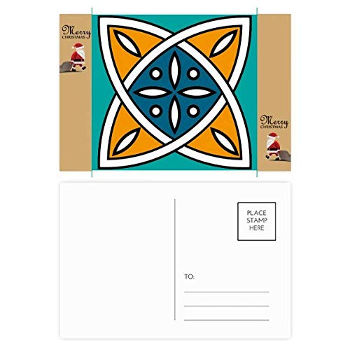 Cartes postales Père Noël abstrait pour correspondance de Noël