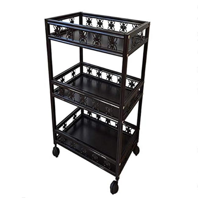 Serving Trolley,Kitchen Trolley Bar Trolley Bar Trolley Storage Trolley Storage Trolley,3-Tier Utility Trolley/Service Trolley-JDV4z6wv
