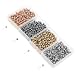 800Pcs Four Colors Round Pearl Head Pins Dressmaking Sewing Pin Fixed Marking Tool Straight Quilting Pins with Transparent Case