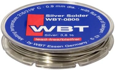 WBT WBT-0805 Lead-Free Silver Solder 0.9mm OD 42g Retail Reel