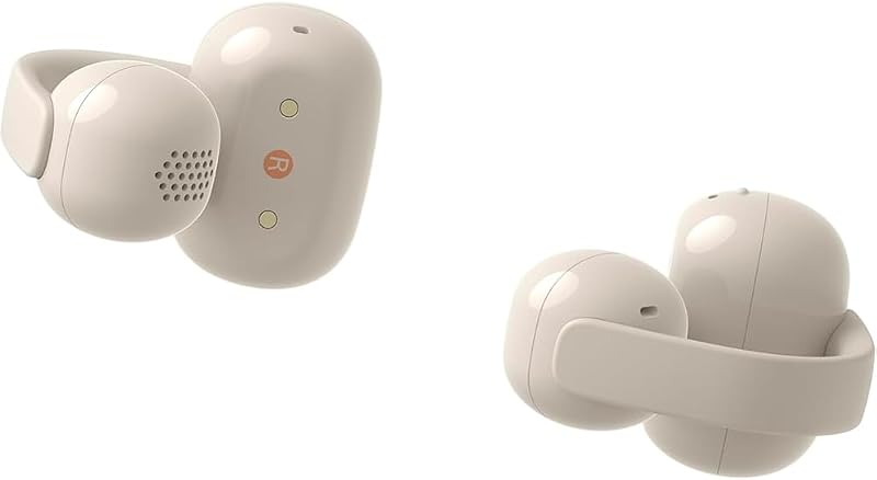 Sony WFLC900/C LinkBuds Clip Open-Ear Truly Wireless Earbuds Greige Bundle with Deco Essentials 6-Pair Earbud Tips & 1 YR Enhanced Protection Pack image 5