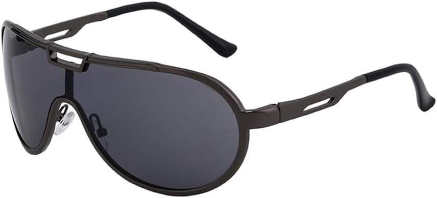 One-Piece Punk Sunglasses For Women Men Retro Sports Driving Sun Glasses Shades