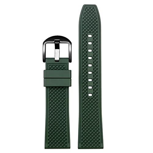 Correa de goma para reloj de 20mm y 22mm con pasadores de repuesto