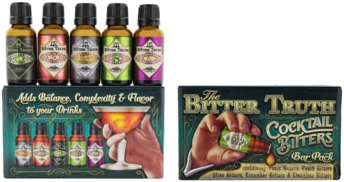 The Bitter Truth Cocktail Bitters Bar Pack, 5 x 20 ml