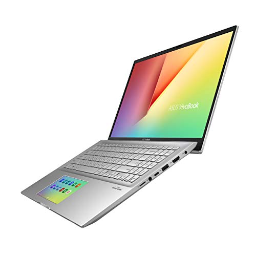 ASUS VivoBook S15 S532 Thin & Light Laptop, 15.6” FHD, Intel Core i7-1165G7 CPU, 8GB RAM, 1TB SSD, NVIDIA GeForce MX350, IR Camera, Thunderbolt 4, Windows 10 Home, Transparent Silver, S532EQ-DS79
