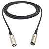 3ft - 5 Pin Neutrik MIDI Cable - Male to Male (5 Wire)