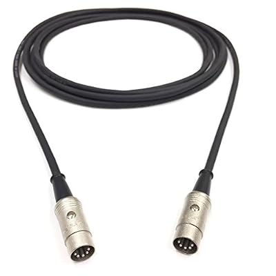3ft - 5 Pin Neutrik MIDI Cable - Male to Male (5 Wire)