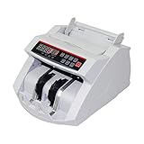 Contador de dinero para papel y monedas de polímero con función UVMG y detector de conteo de billetes LED UV IR