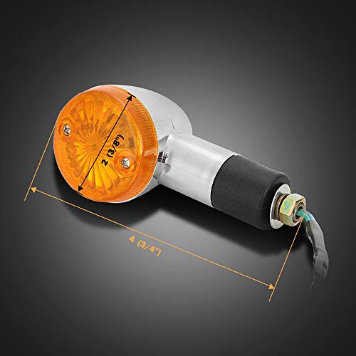 Oxmart Motorcycle Turn Signals 4Pcs Universal Front Rear Turn Signal Lights For Honda Harley Kawasaki Suzuki Yamaha Motorcycle Street Standard Custom Bike Cruiser Bobber Chopper #TOP1