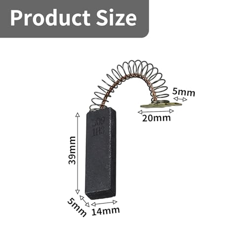 NineSSJLY Kohlebürsten kompatibel mit Bosch Siemens Waschmaschine – Ersatz für 00616505/616505 & 00631706/631706 – passend für Avantixx, Classixx, iQ300, Maxx, Serie 2, 4, varioPerfect