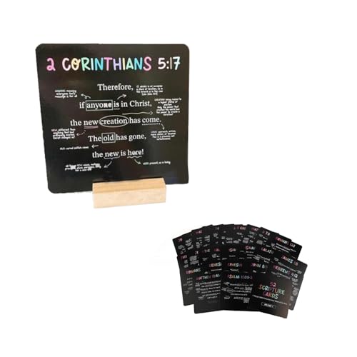 QCWN 52 Scripture Bible Verse Mapping Cards Scripture Memory Cards