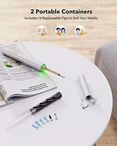 Bebirdpro Ear Wax Removal Cleaner With Ip67 Camera, Otoscope Ear Cleaning Tool With Premium Storage Box, Earwax Cleaner With Hd Camera For Ios, Android Phones T15 Pro White, With Blackhead Vacuum #TOP5