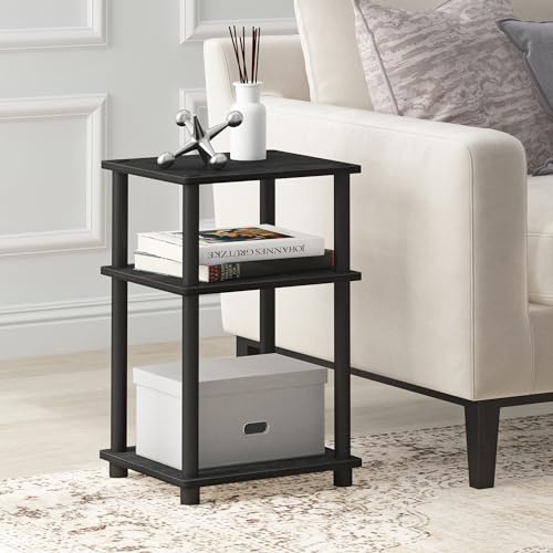 image for Furinno Just 3-Tier Turn-N-Tube End Table / Side Table / Night Stand /