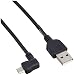 Produktbild System-S Micro USB Kabel Datenkabel Ladekabel mit 90° Winkelstecker 90 Grad gewinkelt 50 cm