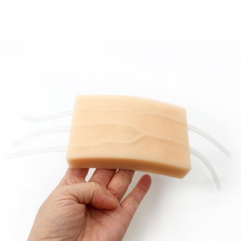 ZUFOR Suture Pad?5 in 1 Injection Pad - Phlebotomy Practice Pad - Blood Draw Practice Board - Suture Practice Kit - Blood Return Function?Injection Training Pad?Injection Pads-1