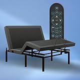 iDealBed 5i Custom Adjustable Bed Base, Wall Hugger, Massage, Zero-Gravity, Dual USB Charger, One Touch Comfort, Programmable Memory, Night Light, Advanced Smooth Silent Motion (Full)
