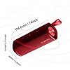 XIAOMI Portable Bluetooth Speaker Bluetooth 5.4, IP67 Wireless Speaker Waterproof with 12 Hours Playback Time, Supports TWS Connection (Red)