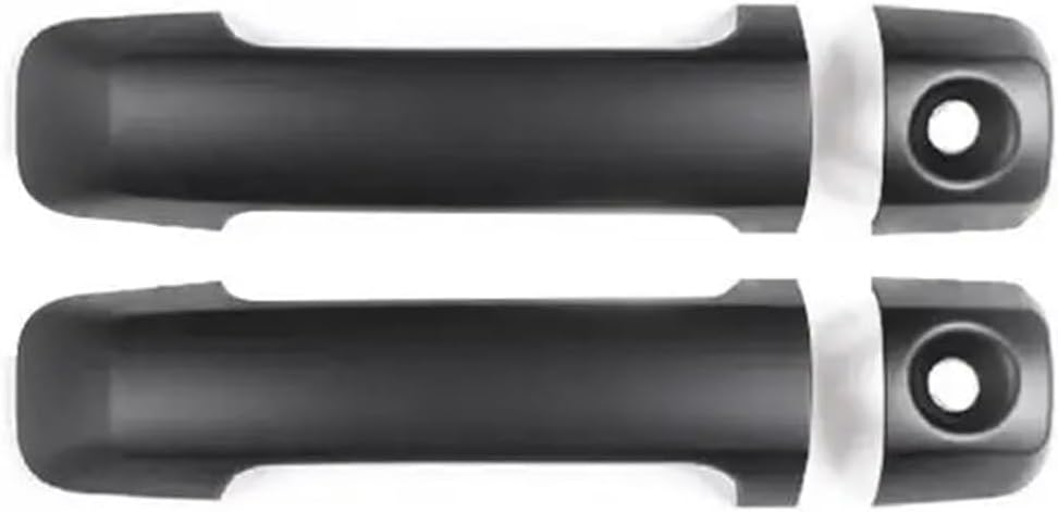 Side Door Handle for Toyota FJ for Cruiser 2007-2021 ABS Carbon Fiber/Silver/Bright Black Car Outer Door Handle Cover Trim Stickers(Matte Black)