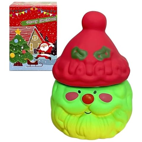 VRUPINZE 2.7 inch Large Grinder Kitchen Helper, Santa Claus Shaped Grinder for Christmas Gift - Green Cover