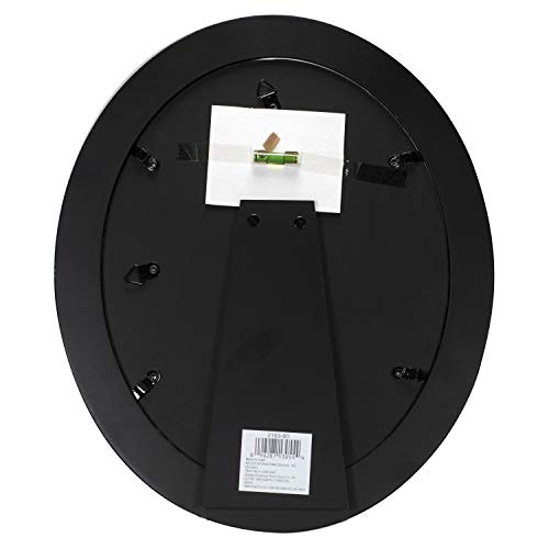 Malden International Designs 2163-80 Classic Oval Black Wood Picture Frame, 8X10, Black #TOP3