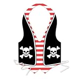 Piratenparty Artikel Beistle Piratenweste aus Kunststoff.