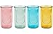 Home Essentials Retroware Hiball Assorted Colors Set of 4, 20 Ounce
