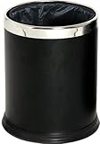 Probbax WB-1051-BLA-A - Lot de 4 Poubelles à Double Paroi 10L...