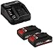 Produktbild Einhell Power X-Change PXC Starter Kit 18V 2Ah + Gratis 2Ah Akku 4326401 Werkzeug-Akku und Ladegerä