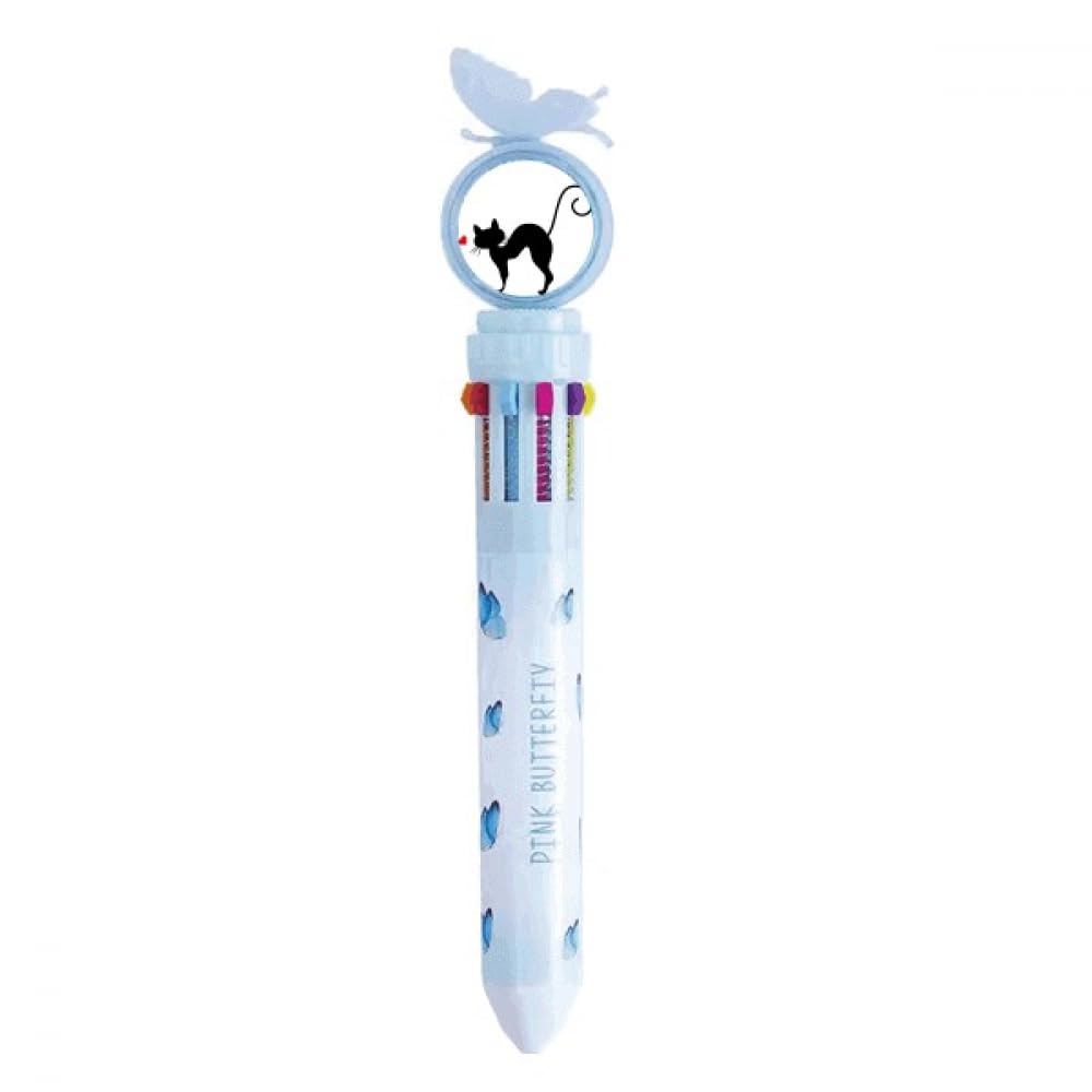Stylo à bille multicolore chat pour corriger et organiser vos notes - 4
