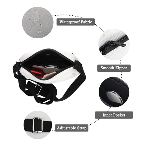 FUSTMW Dog Gifts for Dog Lovers Crossbody Bag Pet Owner Gifts Dogs Paw Print Purse Bag with Adjustable Shoulder Strap4