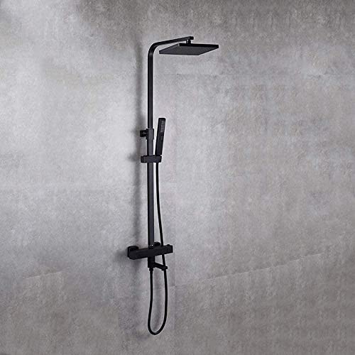 Buse d'appoint à quatre vitesses pour colonne de douche noire - 3