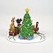 Department 56 Disney Village Accessories Mickey Mouse Holiday Express Figurine, 4.75 Inch, Multicolor