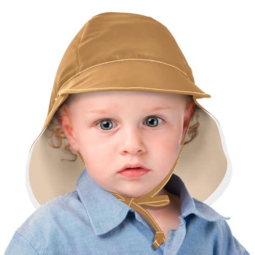 Infant Toddler & Kids Beach Hat Toddler Boy Water Hats Baby Girls UV Protection Adjustable Traveling Swim Hat2
