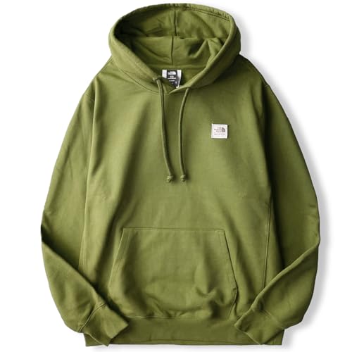 [�U�m�[�X�t�F�C�X] �p�[�J�[ �����Y �V���v�� �����|�C���g���S �I���[�u Heritage Patch Hoodie, Forest Olive �T�C�YM [���s�A���i]