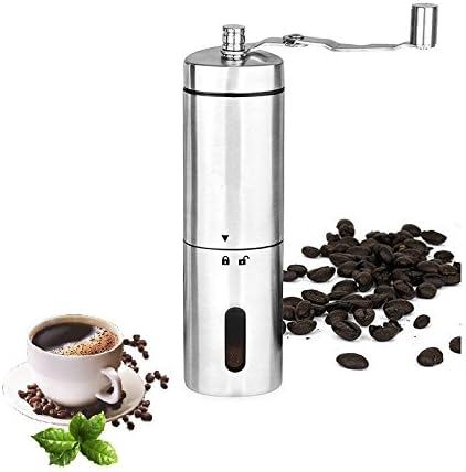 Amazon.com: Molinillo de café manual, cafetera de bolsillo, ergonomía  triangular molinillo, acero inoxidable cepillado, buen regalo para la  familia por MSDUSA : Hogar y Cocina