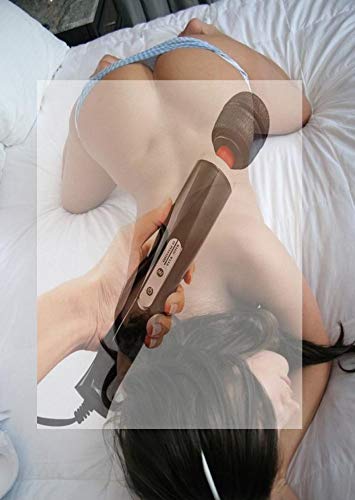 Varinha Magica elétrica com 10 vibrações, com cabeça totalmente flexível