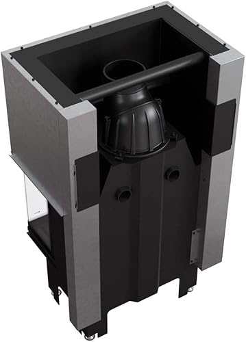 KRATKI Kaminofeneinsatz NBC 7 | Gewicht 188 kg, Maße in cm: H124,50 x B75,20 x T50,20 | Brennstoff: Holz, Nennwärmeleistung 7 kW, für Raumfläche bis zu 100 m2, Energieeffizienzklasse A+