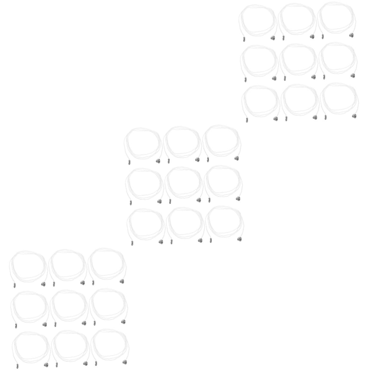 Cadena de accesorio de interruptor de techo regulable Uonlytech de 30 piezas antideslizante 8
