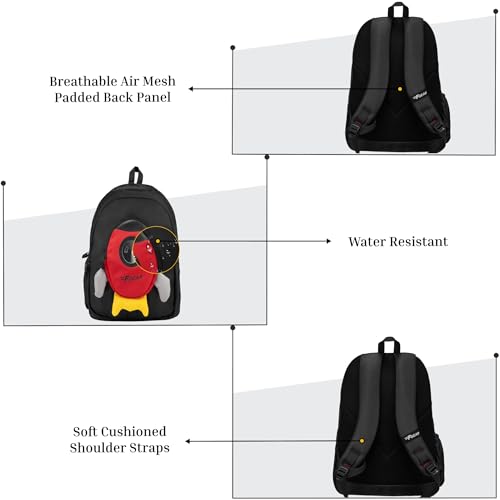 Image of F Gear Cocoa 23L Backpack|Soft Touch|Colourful & attractive theme brings a fun space-inspired look|with two Spacious Compartments,1 Front Pocket & Water Bottle Holder