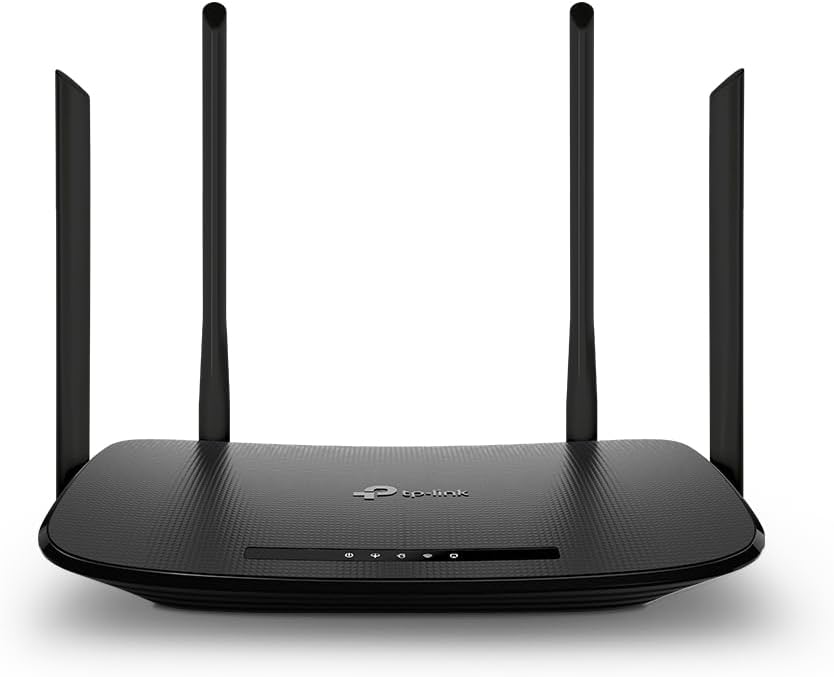 TP-Link Archer VR300, AC1200 Mbps Kablosuz Dual-Band Fiber Destekli VDSL/ADSL Modem Router, 4 Ethernet Portu ve 4 Harici Anten, Tether Uygulaması ile Kolay Kurulum - Görsel 1