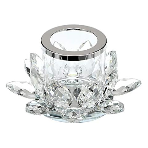 SUMTree Lotus Crystal Tealight Holder Cover
