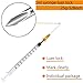 100 Pack 1ml 25 Gauge 5/8 Inch, for Scientific Labs, Industrial Dispensing and Liquid Measuring Supplies, Individually Sealed Packaging