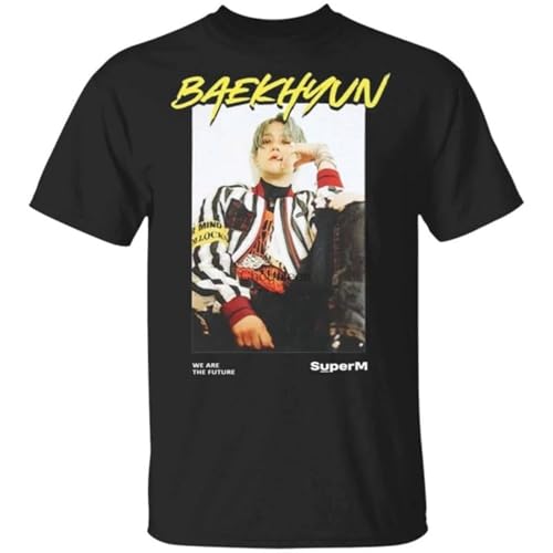 Photo de Baekhyun AR Tee We are The Future SuperM Shirt Black 3XL