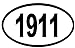 1911 Decal gun 2nd amendment 5.5" X 3.5"
